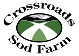 Crossroads sod farm logo