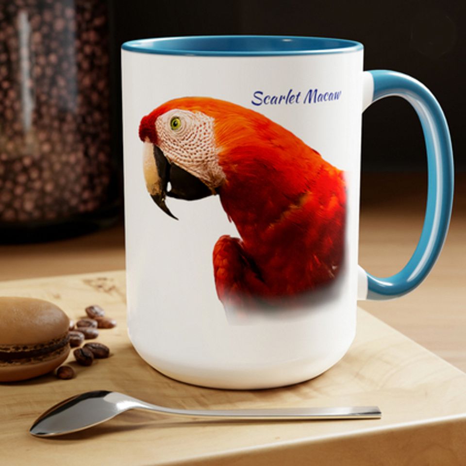Coffee mug macaw