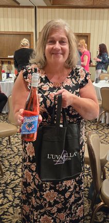 Anne wins wine