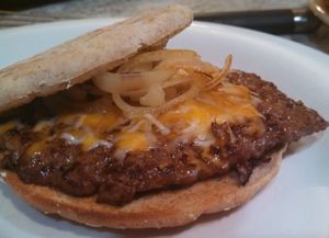 Fireman steak sandwich aka minute steak