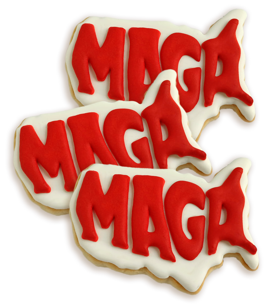 MAGA cookie by Alabama Icing, Hanceville, Alabama