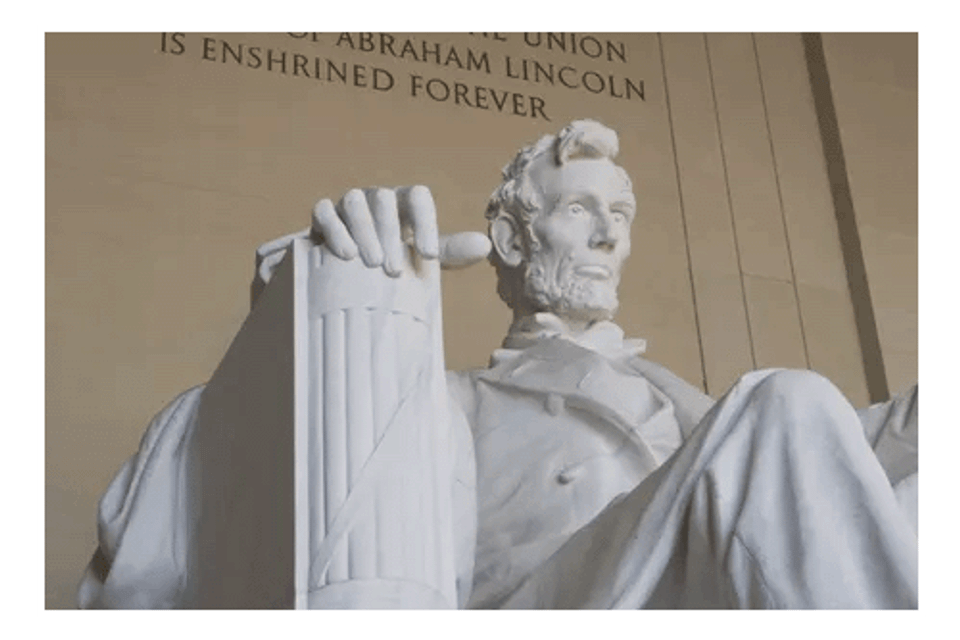 Abraham lincoln statue