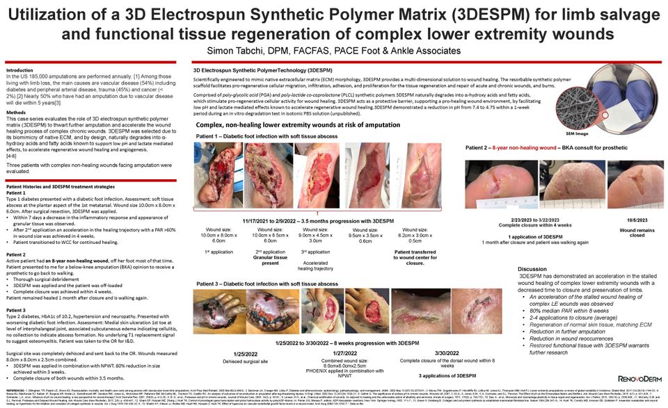 Utilization of a 3d electrospun sythentic polymer matrix.tabchi.limb salvage (1)