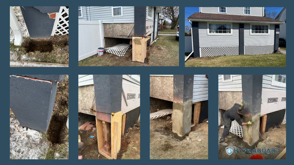 Photo collage template for websites