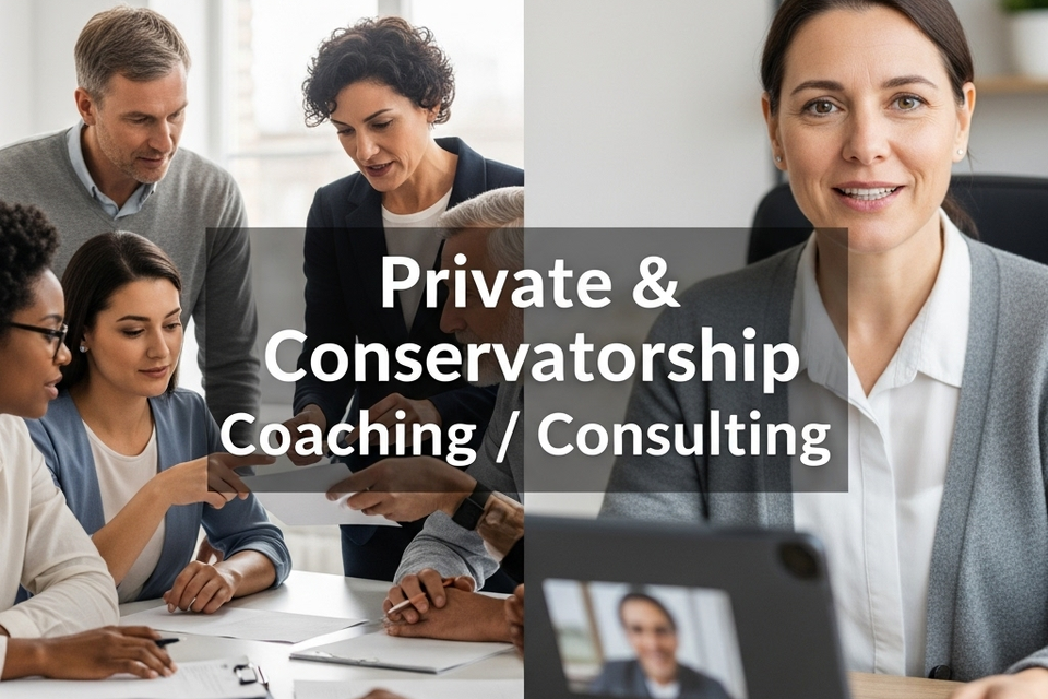 conservatorship coaching consulting