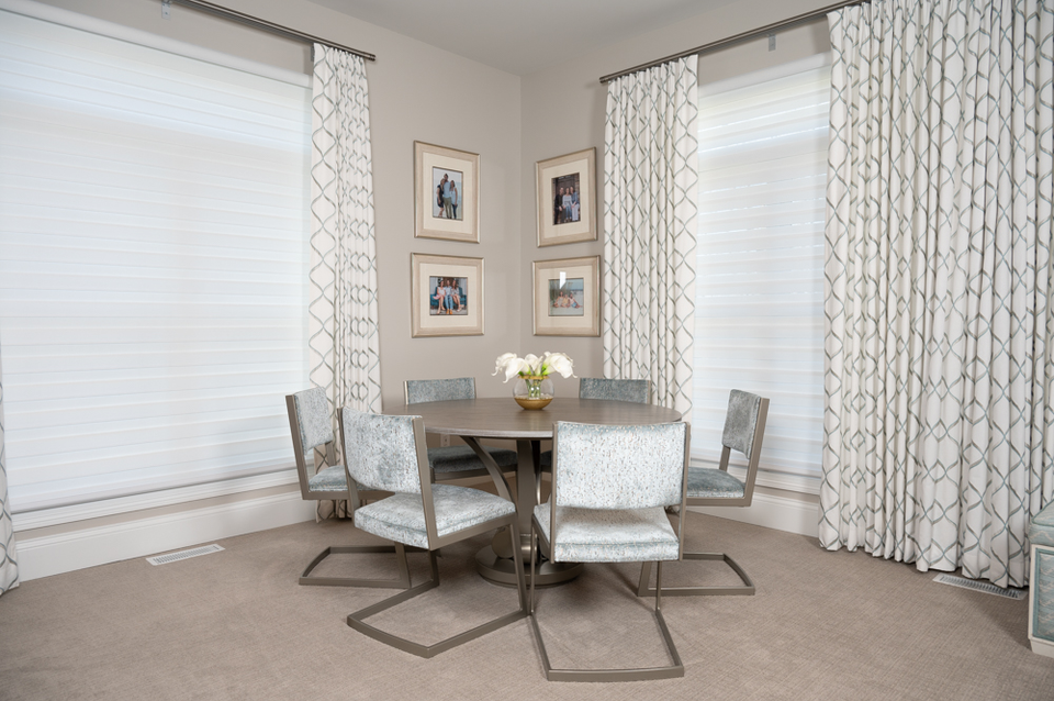 Dining room with table   chairs