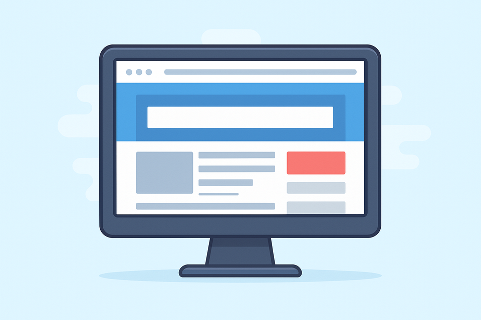 Computer with website