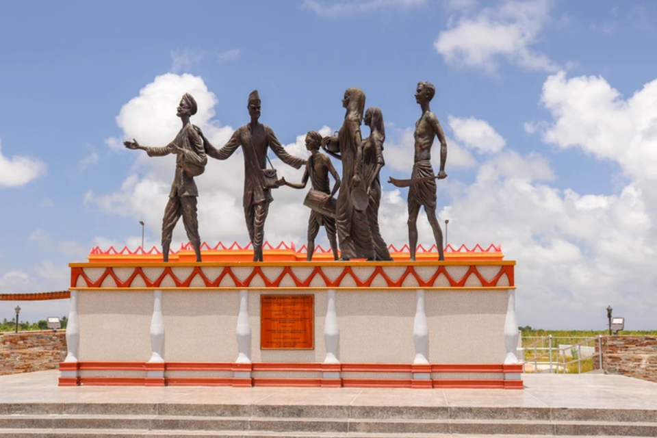 Indian arrival day monument