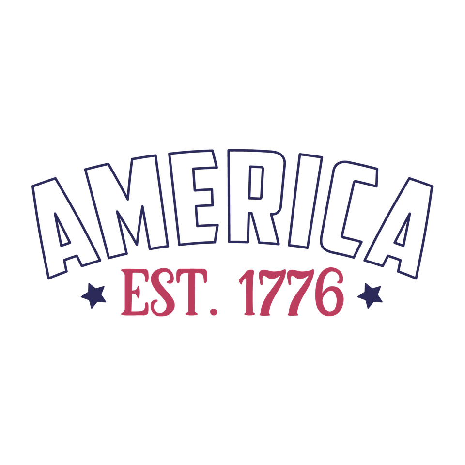 Patriotic   america est 1776 2
