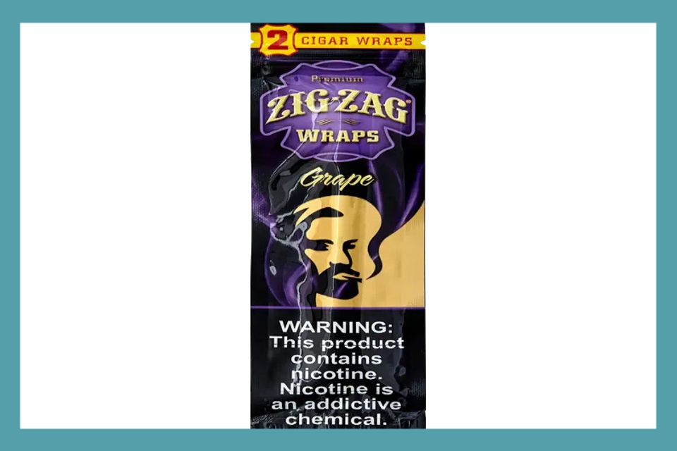 Zig-Zag Wraps - Grape 2 ct