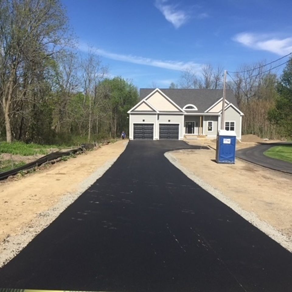 Residential driveway charlton mass