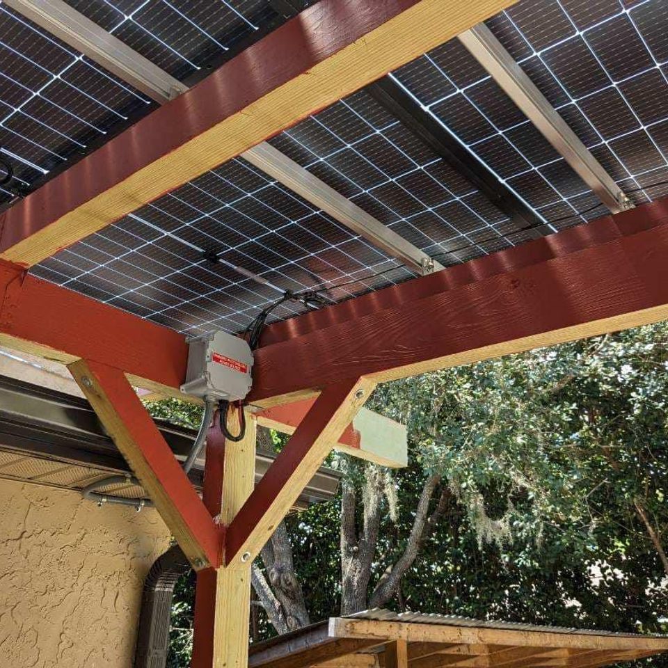 Solar pergola 2