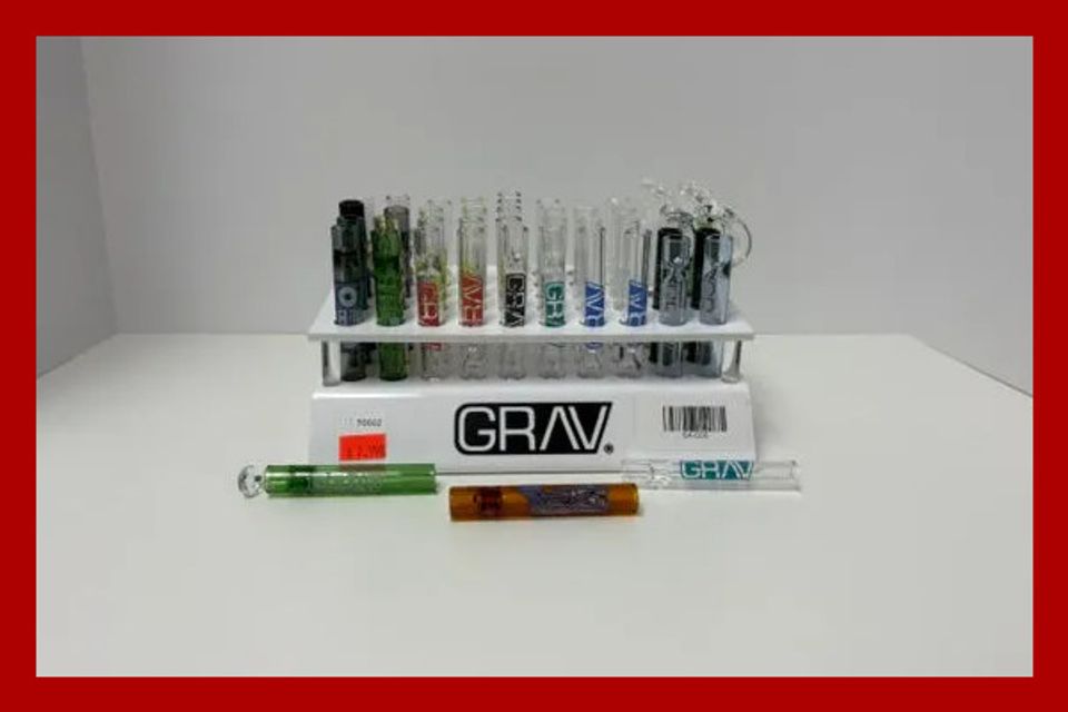 Grav Mixed Chillum Stand Hand Pipe