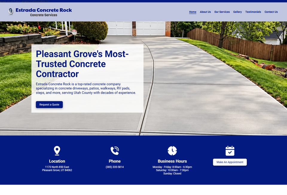 Estrada concrete rock