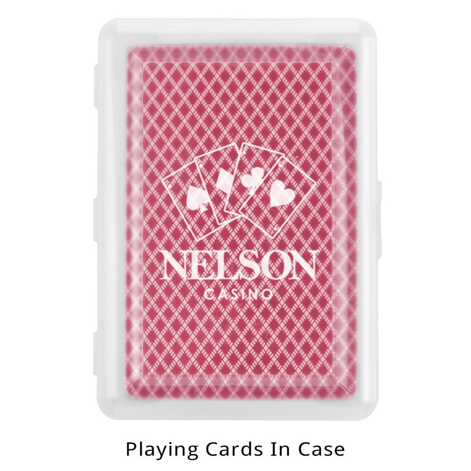 Playing cards in case