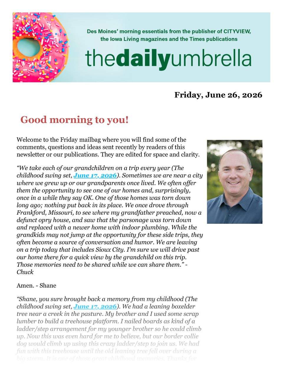 Du june 26  mass layoffs at local sports radio station  roundup cancer claims limited  another chicken joke 1