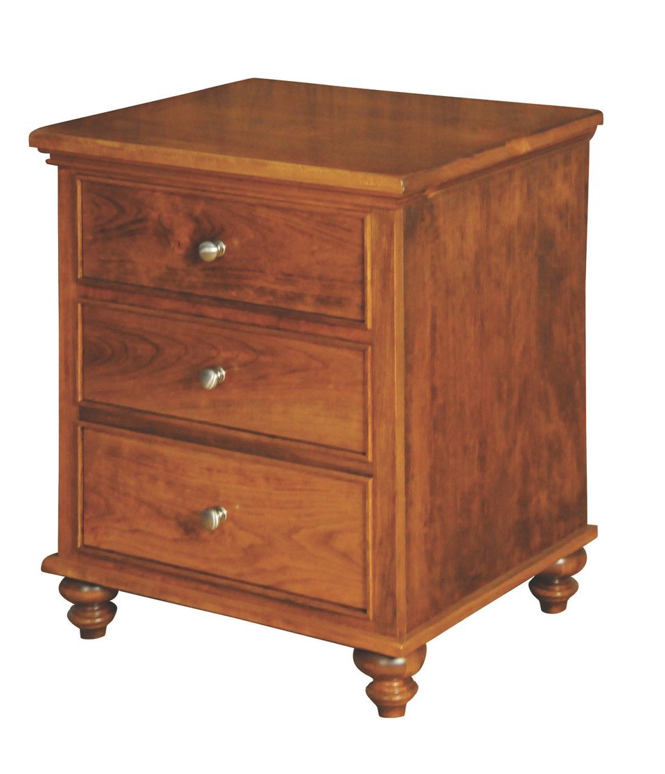 Cwf 921 3 drawer dutches nightstand
