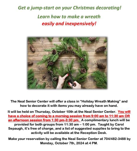 Wreath making
