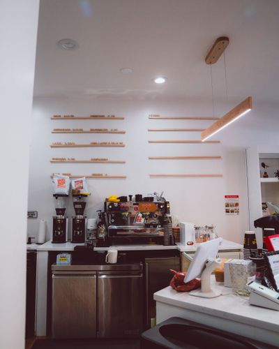Coffee shop renovation — Counter View