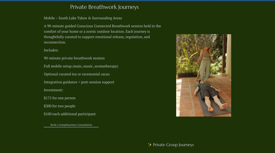 Screenshot- Blackbird Breathwork - KPCopy's work with them