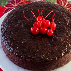 Yaad Style Jerk House Jamaican Fruit Cake Slice