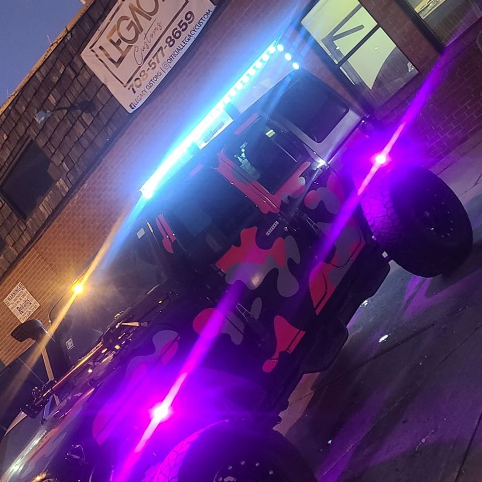 Custom truck light bar cicero
