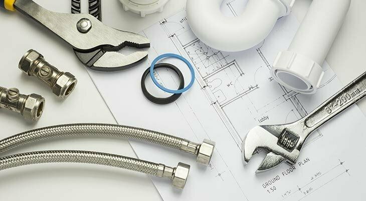 Plumbing department header