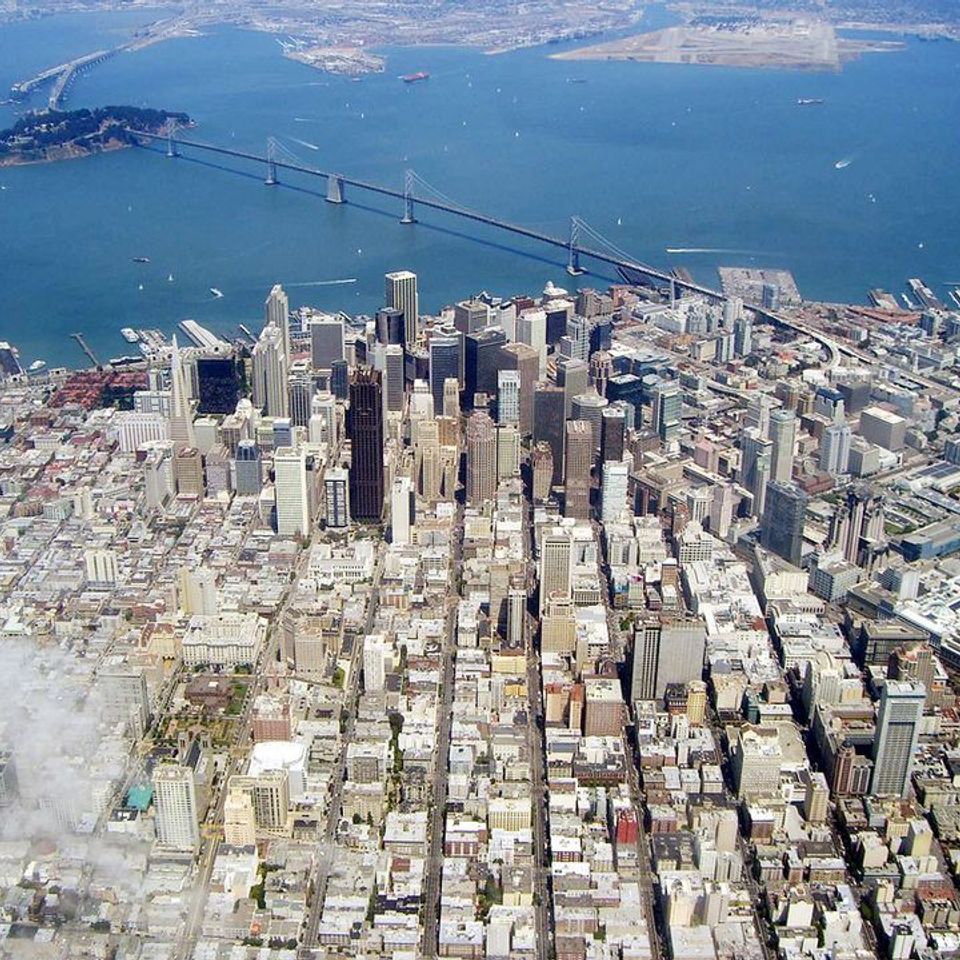 San Francisco Aerial Skyview 