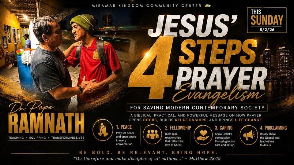 Jesus 4 step prayer
