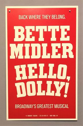 Theater hello dolly midler