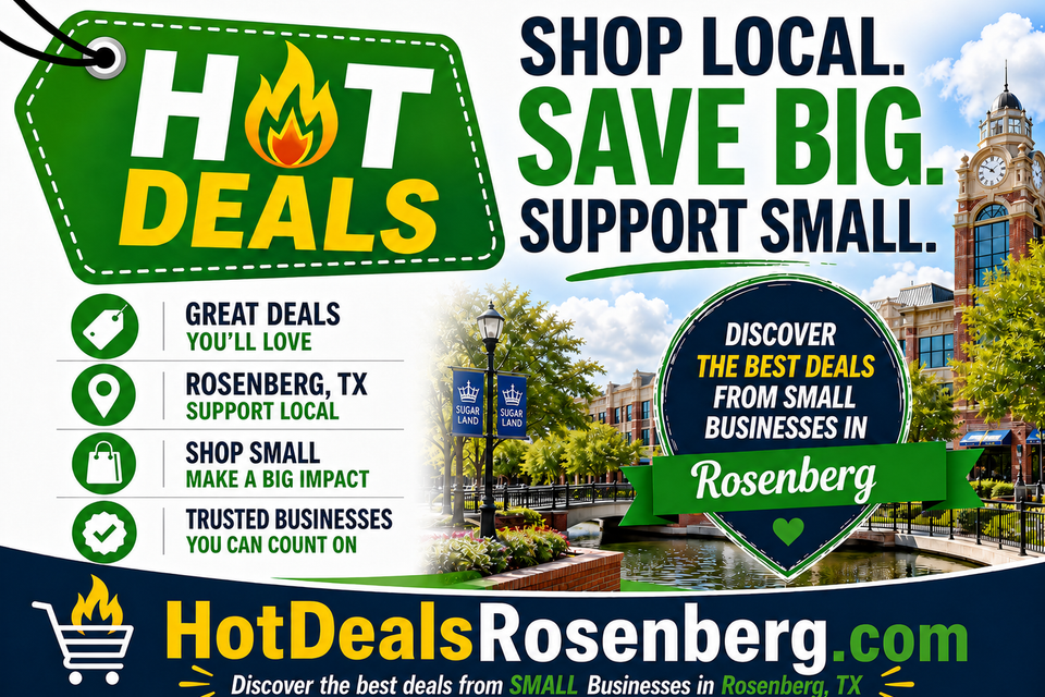 Hotdealsrosenberg.com banner