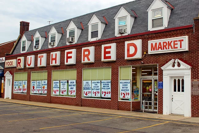 Side shot of ruthfred market outside
