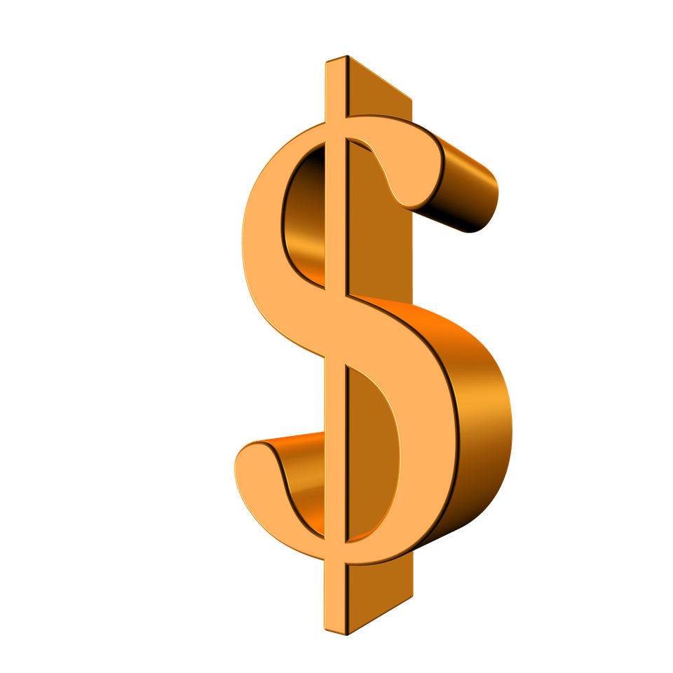 Gold dollar sign icon representing a cash offer for eligible diabetic test strips and CGM sensors.