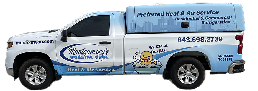 Montgomers coastal cool service truck north myrtle beach sc