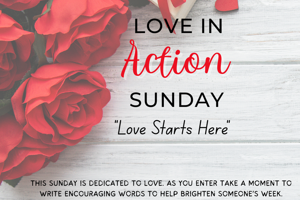 Happy valentines day flyer