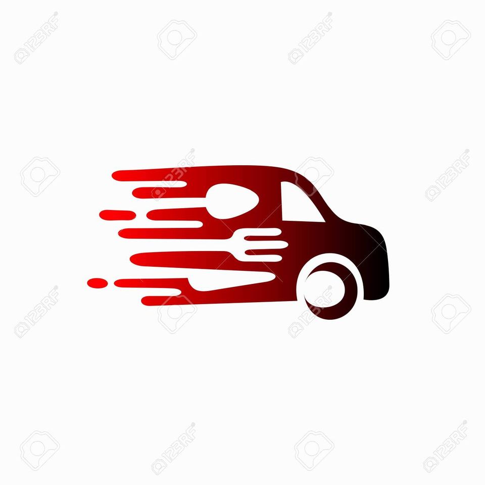 154093933 food delivery car logo