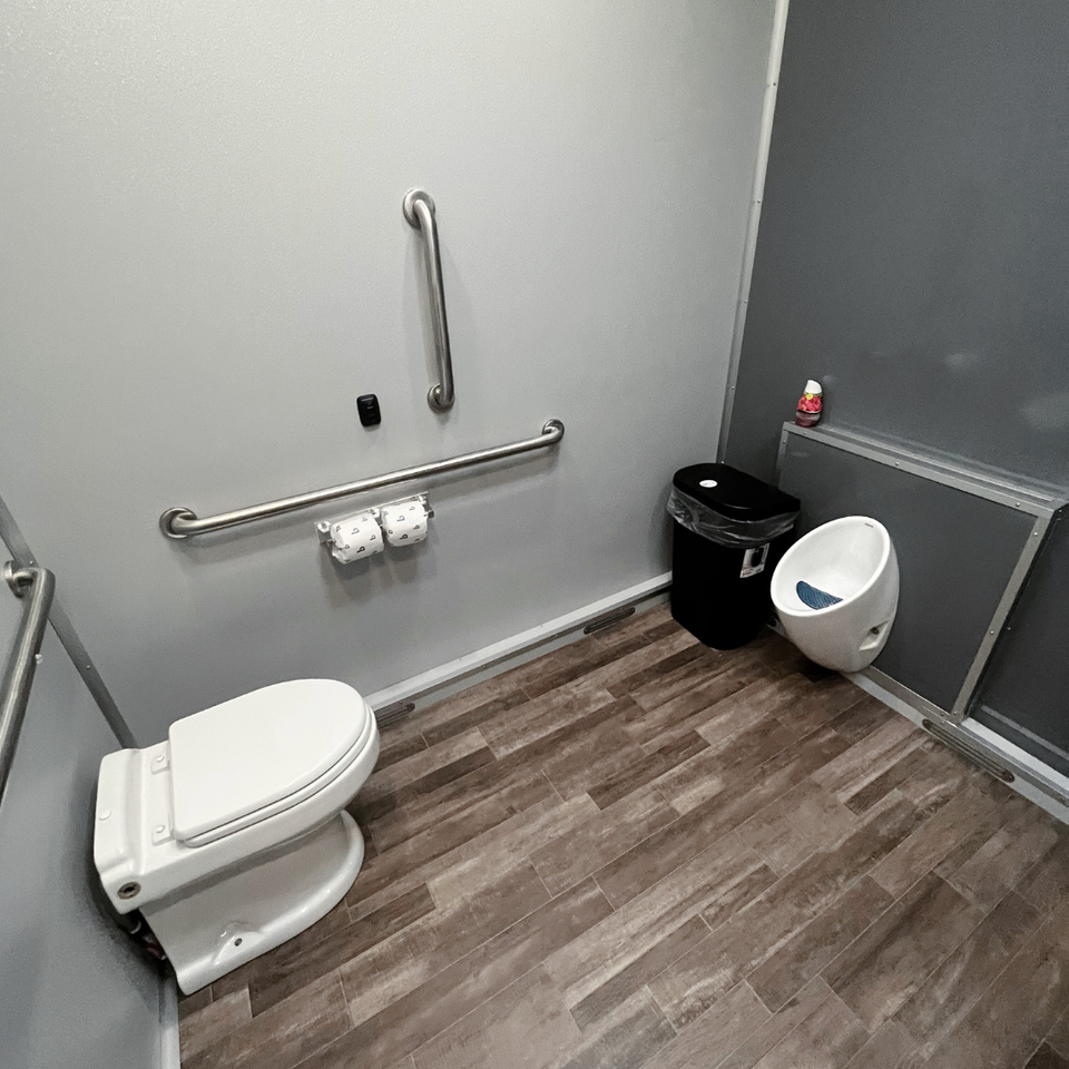 ADA Restroom Trailer Interior