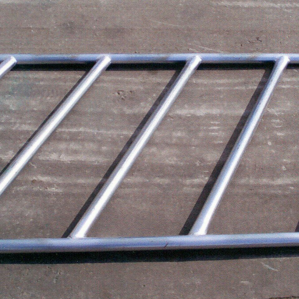 Feed through slant panel