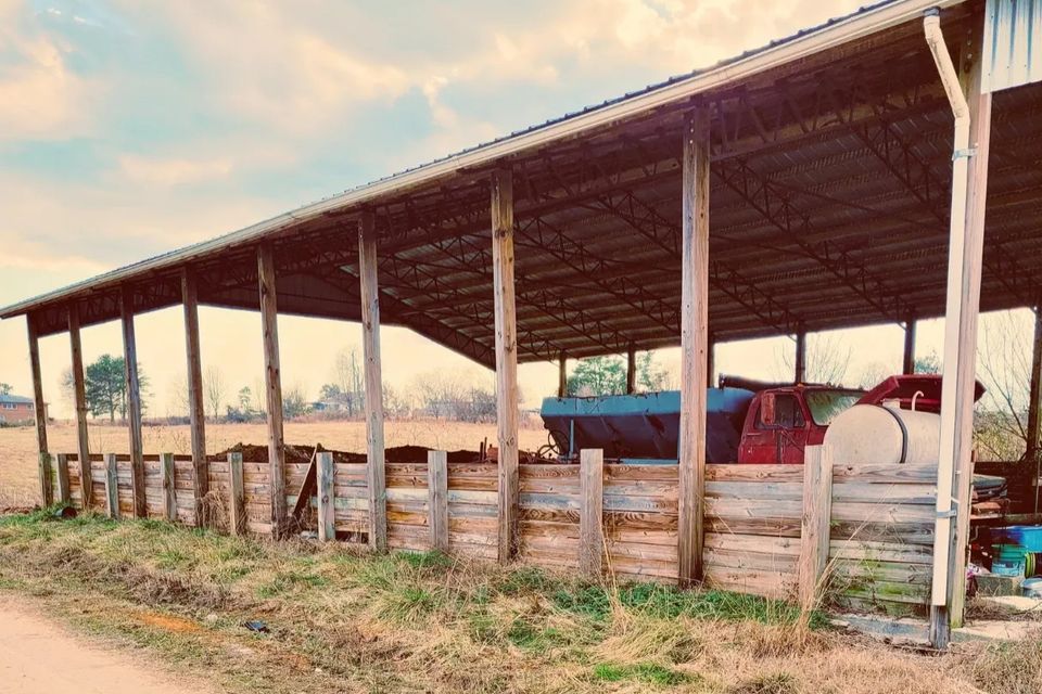 original family farm land before renovation at Grace Ridge North Carolina