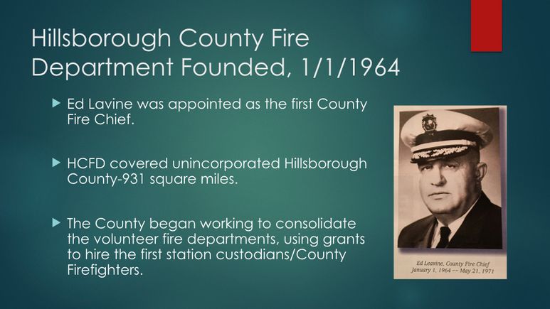 The history of hillsborough county fire rescue 2019.017