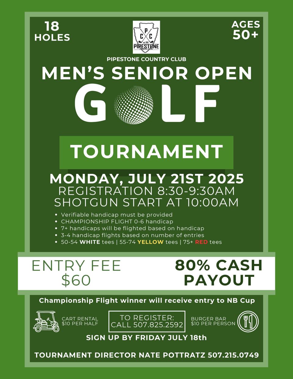 Senior golf tournament flyer (2)
