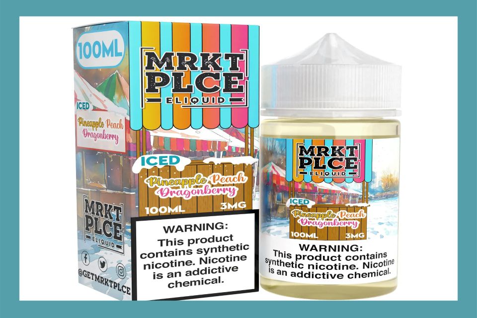 MRKT PLCE Iced Pineapple Peach Dragonberry E-Liquid