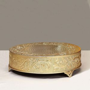 Gold cake plateau 18