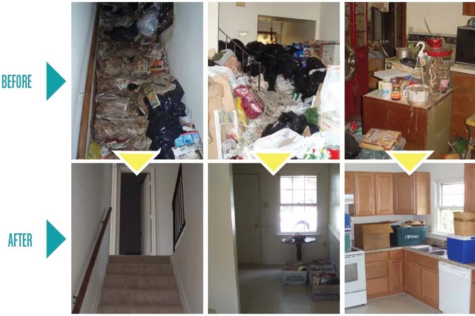 1 hoarding 3 before after pics