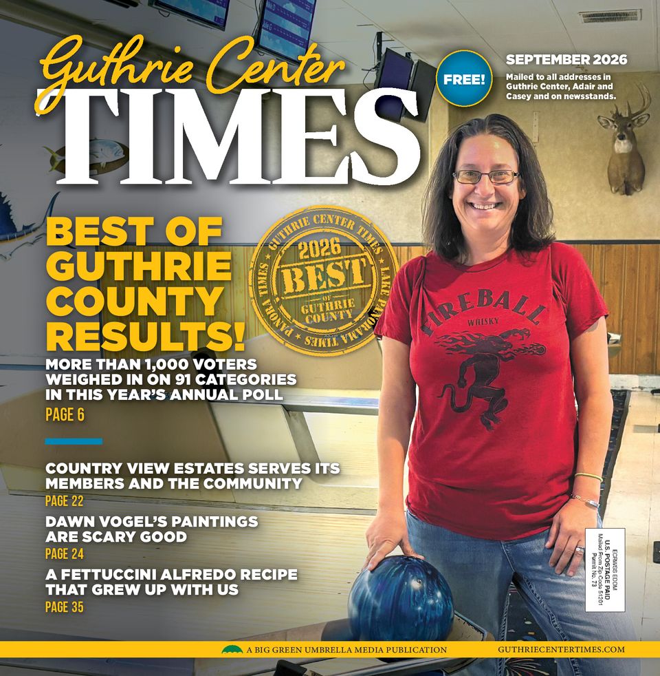 Guthrie center times   september 2026