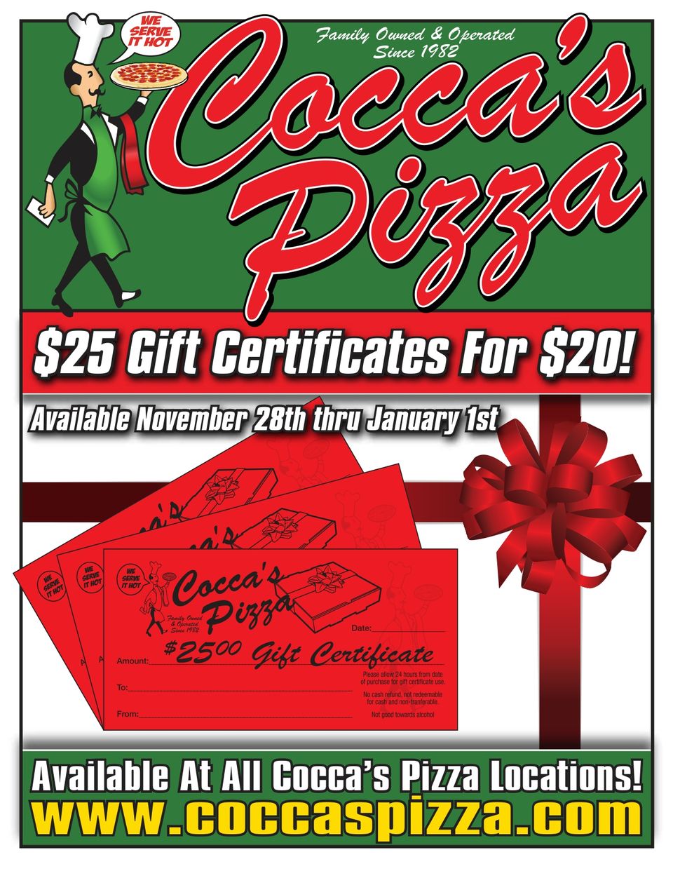 Proof 2   coccas gift certificate 25 for 20 2025 flyer page 0001 (1)
