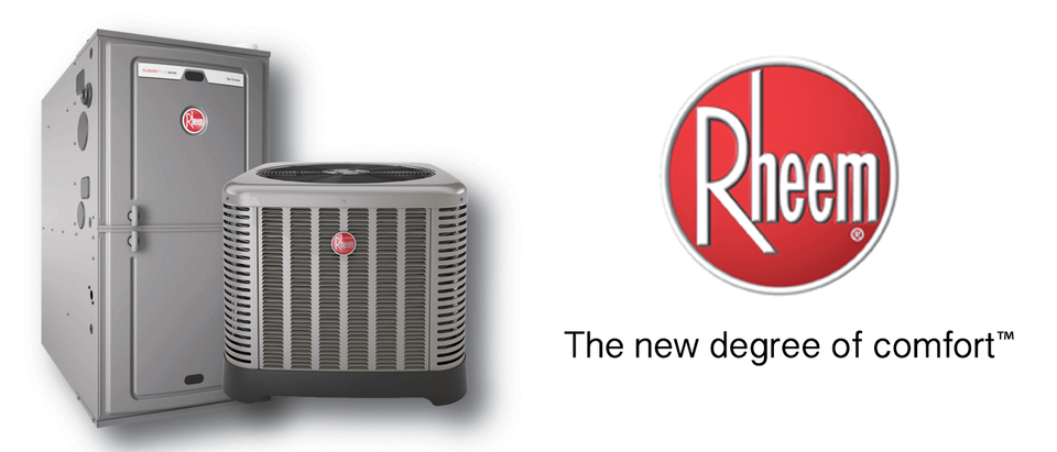 Rheem logo with hvac