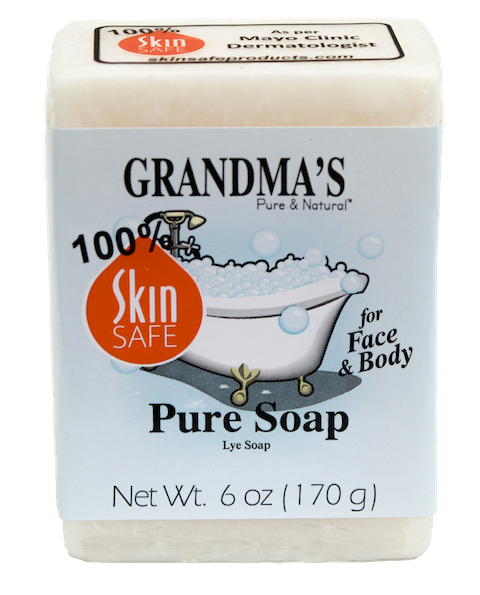 Grandma's lye soap 60018 lye soap 6 oz bar 1 transparent background 480x