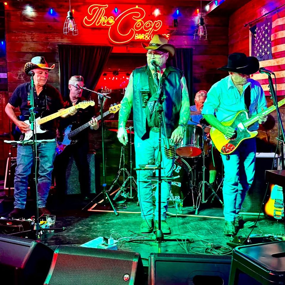 Roadside performing outlaw country and southern rock on stage at a bar and lounge in Long Island NY