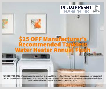 Plumbright   tankless water heater